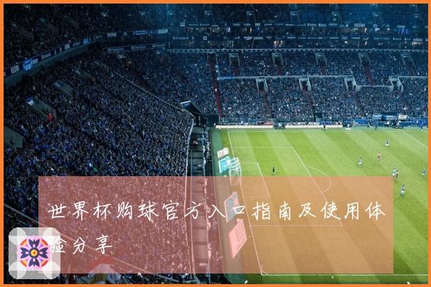 世界杯购球官方入口指南及使用体验分享